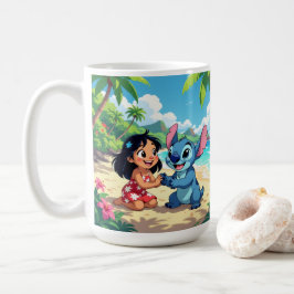 Taza De Café Beste Freunde fürs Leben – Lilo & Stitch  