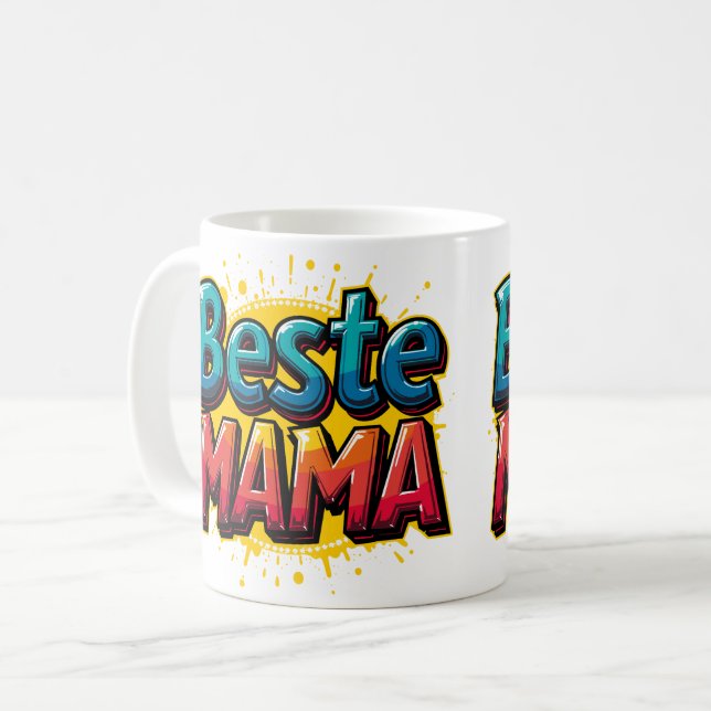 Taza De Café Beste Mama 1 (Anverso izquierdo)