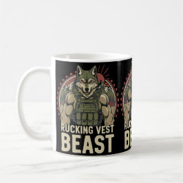 Taza De Café Bestia de Chaleco de Rucking