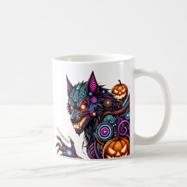 Taza De Café Bestia de Halloween (Derecha)