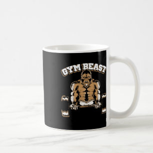 Taza De Café Bestia del gimnasio levantamiento de pesas culturi