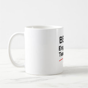 Taza De Café Bestia divertida o mejor profesor de inglés