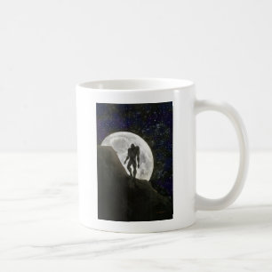 Taza De Café Bestia en plena luna