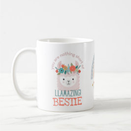 Taza De Café BESTIE BFF AMIGO Sorprendente Cute Lllama
