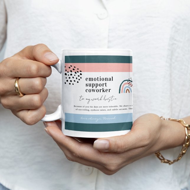 Taza De Café Bestie de trabajo | Oferta de Cotizaciones y Fotog (Subido por el creador)