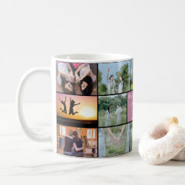 Taza De Café "¡Bestie para siempre! Café Mug de 14 Collages de 