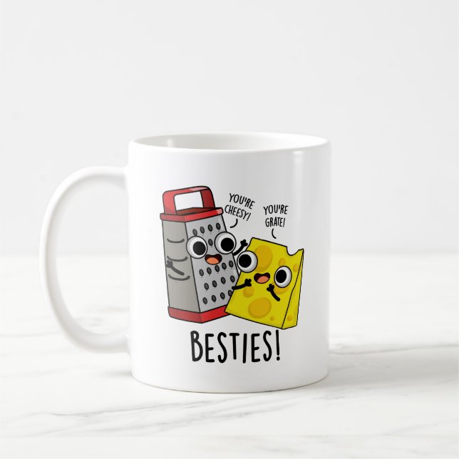 Taza De Café Besties Grater Pun (Izquierda)