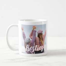 Taza De Café Besties Script Friends Keepsake Photo