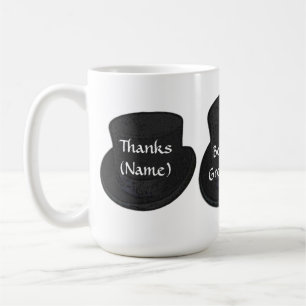 Taza De Café BestMan Gracias regalo - Groomsmen - Top Hat