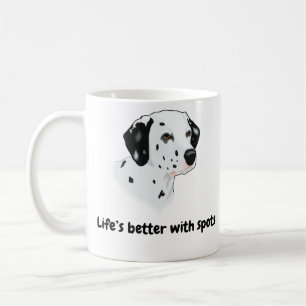 Taza De Café ¡BESTSELLER! Dalmatian Mug - La vida es mejor...