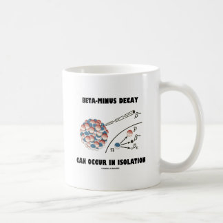 Taza De Café Beta-Menos decaimiento puede ocurrir en el