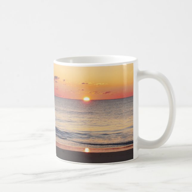 Taza De Café Bethany Beach Sunrise II (Derecha)