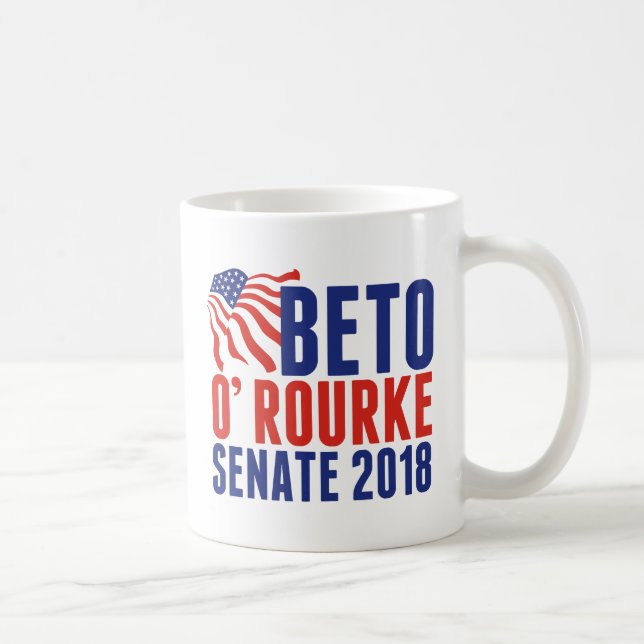 Taza De Café Beto O'Rourke para el Senado 2018 (Derecha)