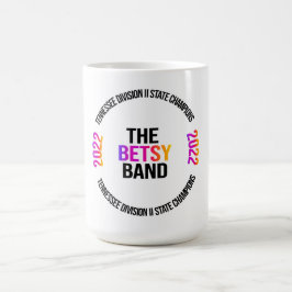 Taza De Café Betsy Band 2022 Campeonato de Estado Mug 15oz