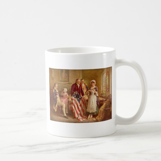 Taza De Café Betsy Ross Mug (Derecha)
