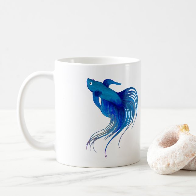 Taza De Café Betta Fish (Con donut)