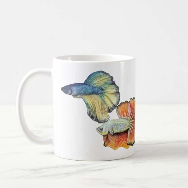 Taza De Café Betta Fish (Izquierda)