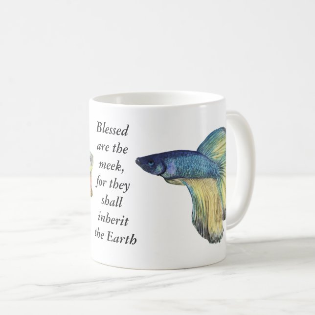 Taza De Café Betta Fish (Anverso derecho)