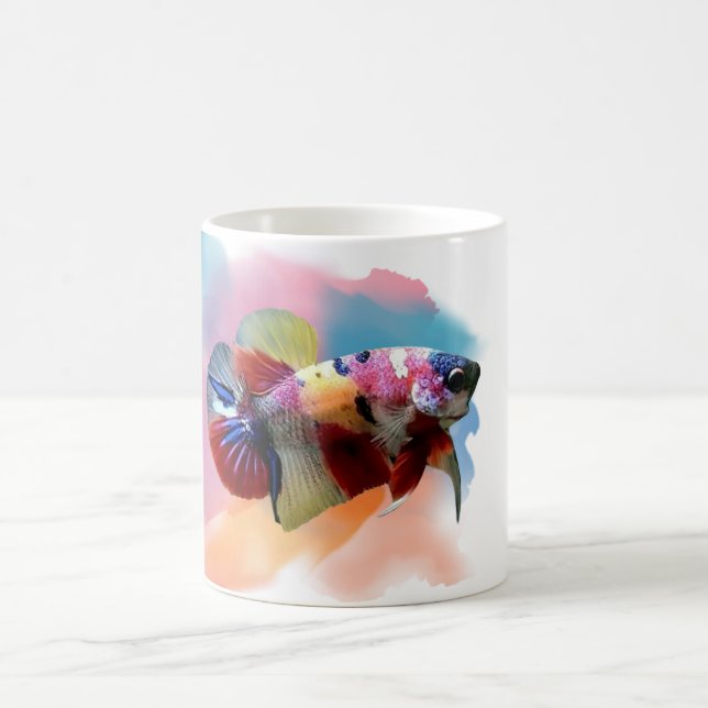 Taza De Café Betta Fish Galaxy (Centro)