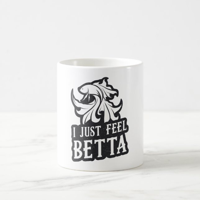 Taza De Café Betta Fish I Just Feed Betta Fish Lover Aquarium (Centro)