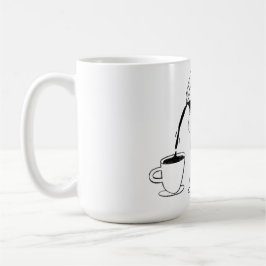 Taza De Café Better latte than never! white