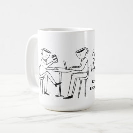 Taza De Café Better latte than never! white