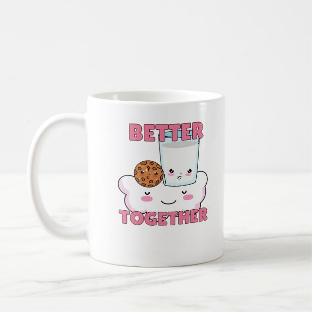 Taza De Café Better Together Chocolate Chip Cookie and Milk Pla (Izquierda)
