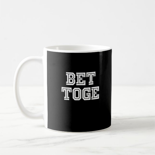 Taza De Café Better Together Matching Couples Minimal Design  (Izquierda)