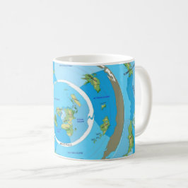 Taza De Café Beyond the Ice Wall Flat Earth