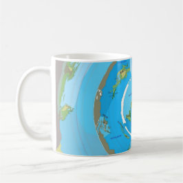 Taza De Café Beyond the Ice Wall Flat Earth