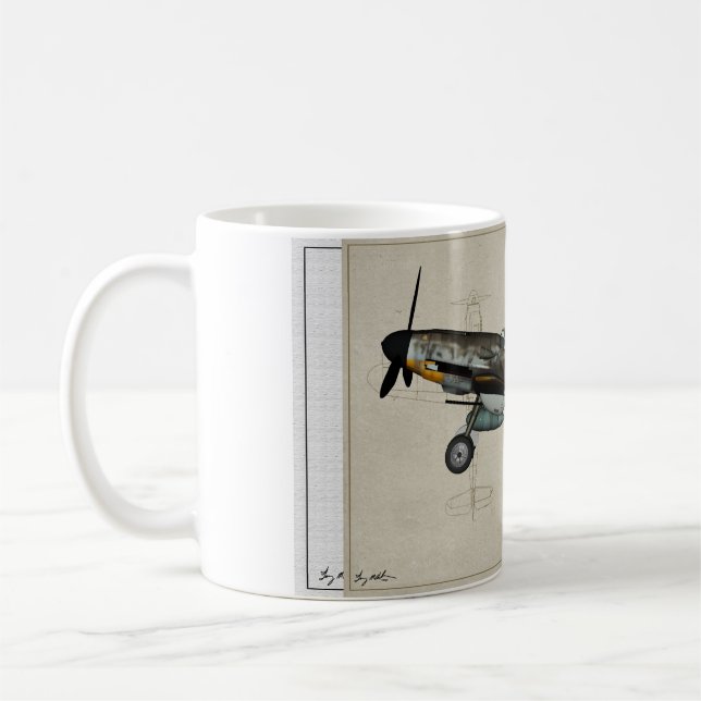Taza De Café bf-109 blanco 1 (Izquierda)