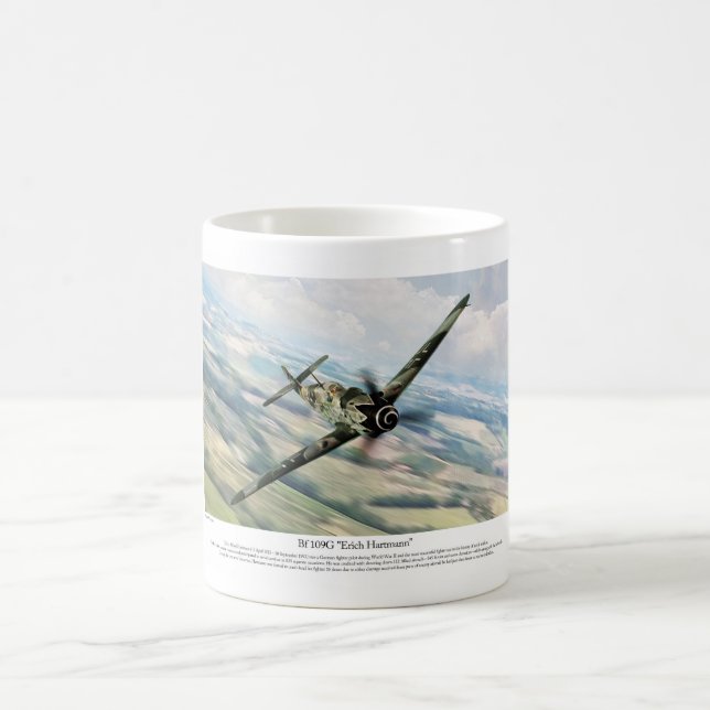 Taza De Café Bf 109G-6 "Erich Hartmann" (Centro)
