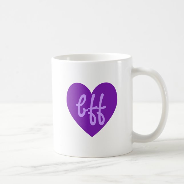 Taza De Café bff en morado (Derecha)