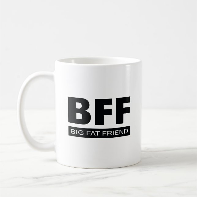 Taza De Café BFF - Gran Amigo de Grasa (Izquierda)