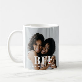 Taza De Café BFF Mejor Amigos para siempre Bestie Heart Photo M