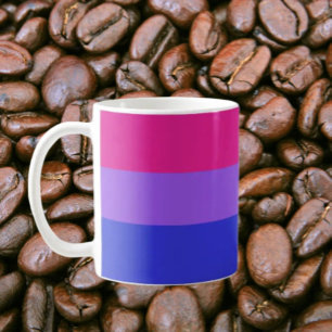 Taza De Café Bi con valentía: Orgullo bisexual