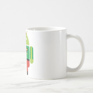 Taza De Café Biafran Sun Droid