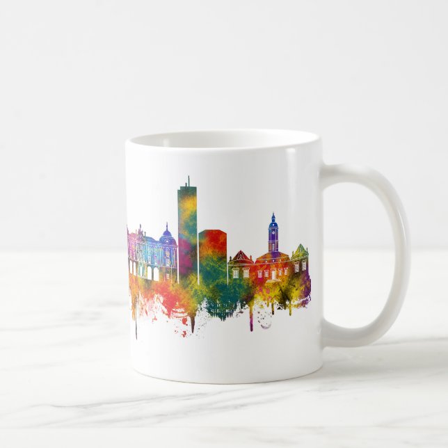 Taza De Café Białystok Poland Skyline (Derecha)