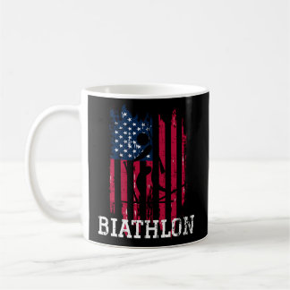 Taza De Café Biatlón de Bandera de Estados Unidos