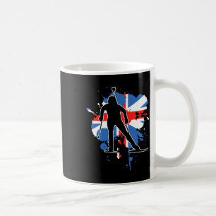 Taza De Café Biatlón de Bandera de Gran Bretaña - Biatlón Britá