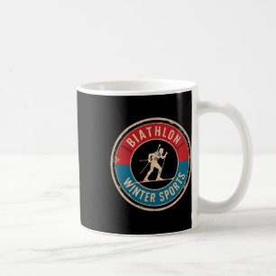 Taza De Café Biatlón de invierno Deporte esquí Riffle Shooting