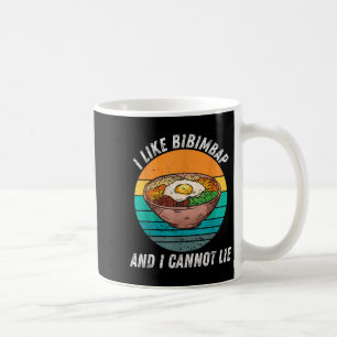 Taza De Café Bibimbap Vintage Me Gusta Y No Puedo Mentir Bib Re