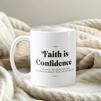 Taza De Café Bible Verse Hebrews 11:1 Mug