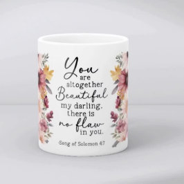 Taza De Café Bible Verse You are Beautiful Coffee Mug