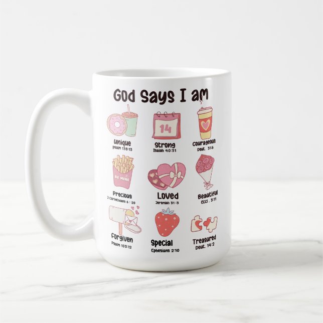 Taza De Café Biblia cristiana contra amor (Izquierda)