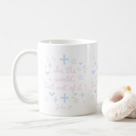 Taza De Café Biblia cristiana contra música cristiana rosada