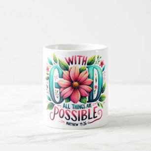 Taza De Café Biblia cristiana inspiradora frente a café Mug