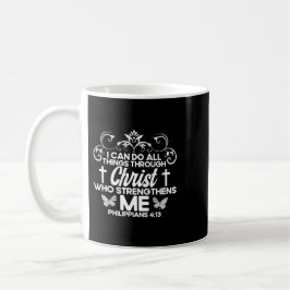 Taza De Café Biblia cristiana Jesús contra filipinas 413 Flor