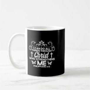 Taza De Café Biblia cristiana Jesús contra filipinas 413 Flor