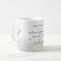 Biblia Verse 1 Samuel 16:7 Watercolor Mug